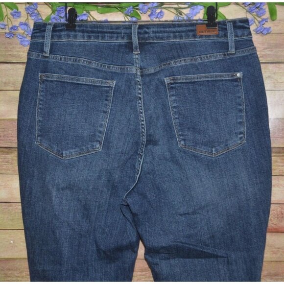 Judy Blue Hi-Waisted Tummy Control Clean Skinny Fit Denim 88417 Womens Size 20W - Picture 7 of 13
